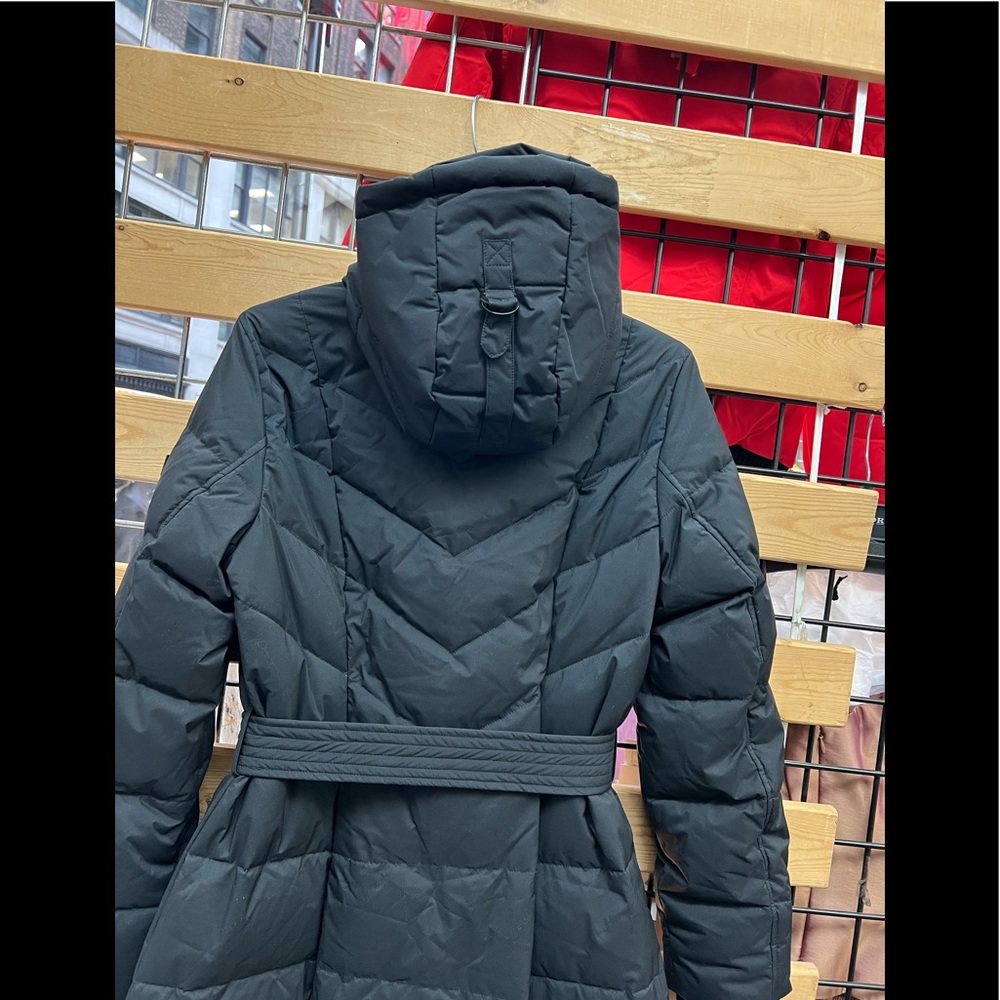 NWT,SANCTUARY
Belted Water Resistant Down & Feather Fill Puffer Coat In Black - Picture 13 of 17
